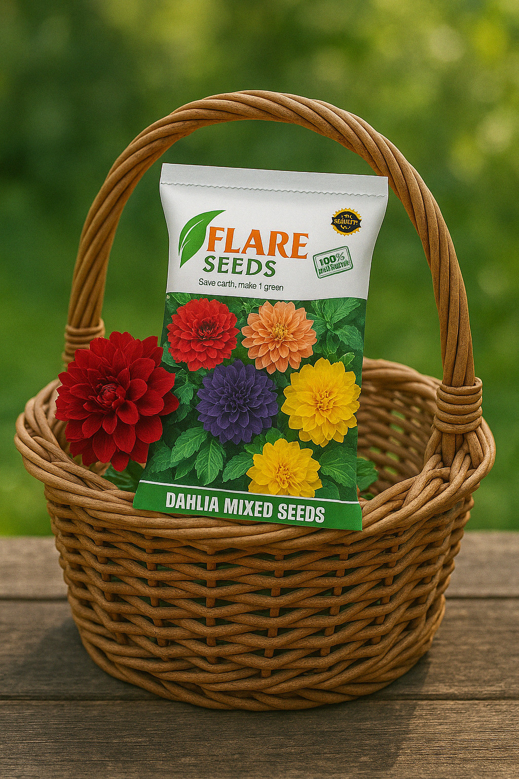 Mixed Dahlia Seeds high Germination seeds. Pack of 100 Seeds