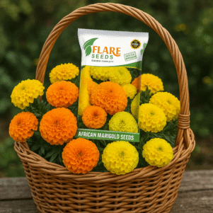 African Marigold Seeds 500 Seeds Pack